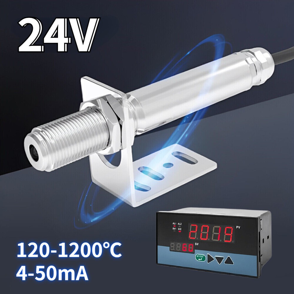Infrared Thermometer Sensor DC24V Non-contact Industrial Temperature Controller