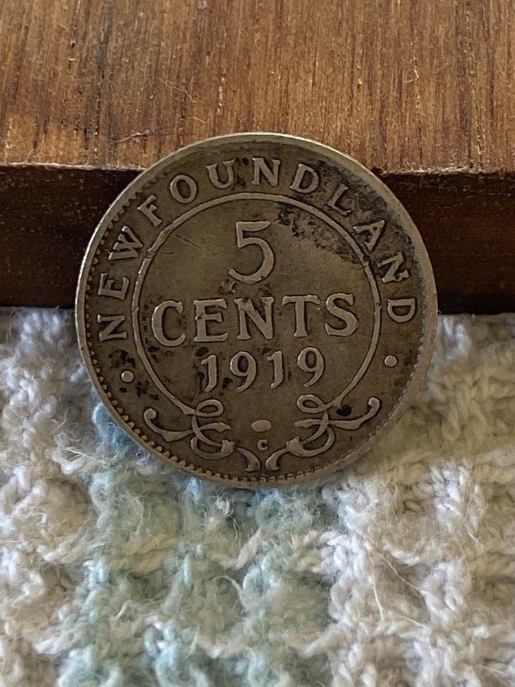 1919 Newfoundland 5 Cent