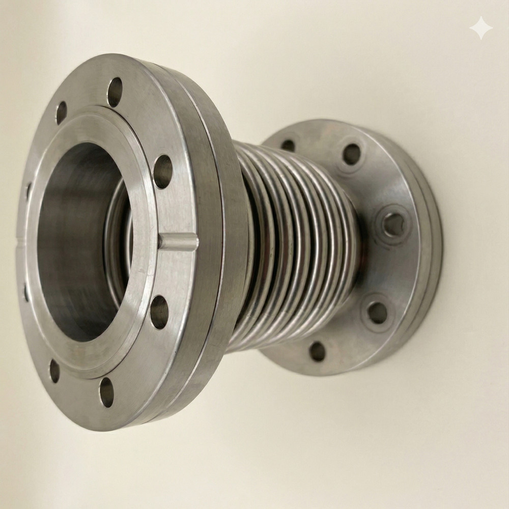 MDC | 4.5" CF FLEXIBLE COUPLING | 5.75" OAL BELLOWS | CONFLAT | DN63CF