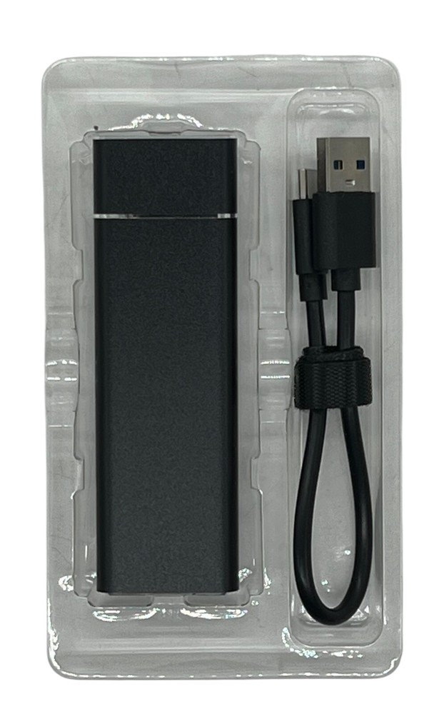 NEW Portable External Hard Drive Case (M.2) 2 TB - C2 Black