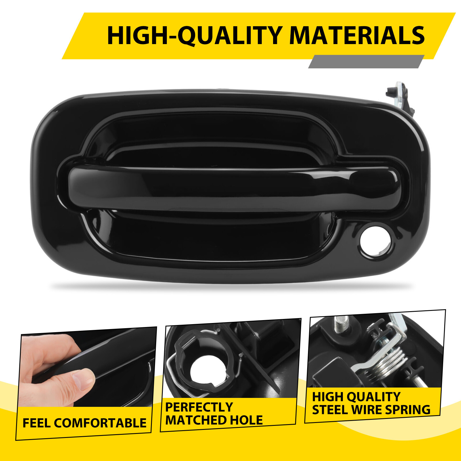 New Front Driver Side Exterior Door Handle For Silverado Sierra 1999-2006