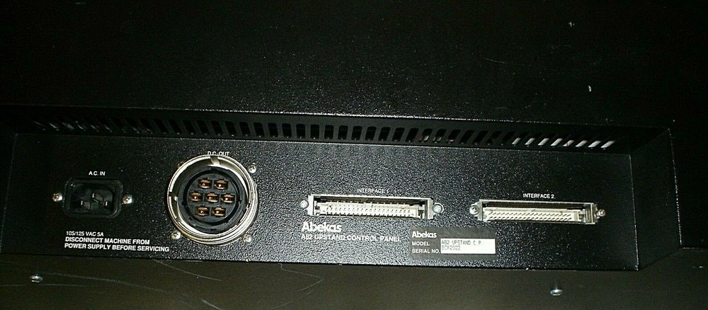 Abekas A82 Upstand Control Panel