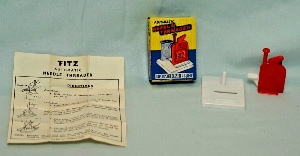 Vintage FITZ Automatic NEEDLE THREADER New stocking stuffer! Gift