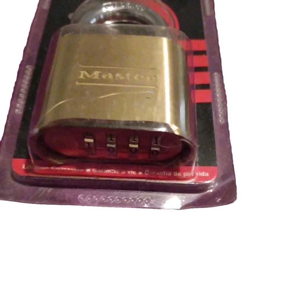 MASTER LOCK COMBINATION PADLOCK 1" SHACKLE 175D RESETTABLE COMBO NIP