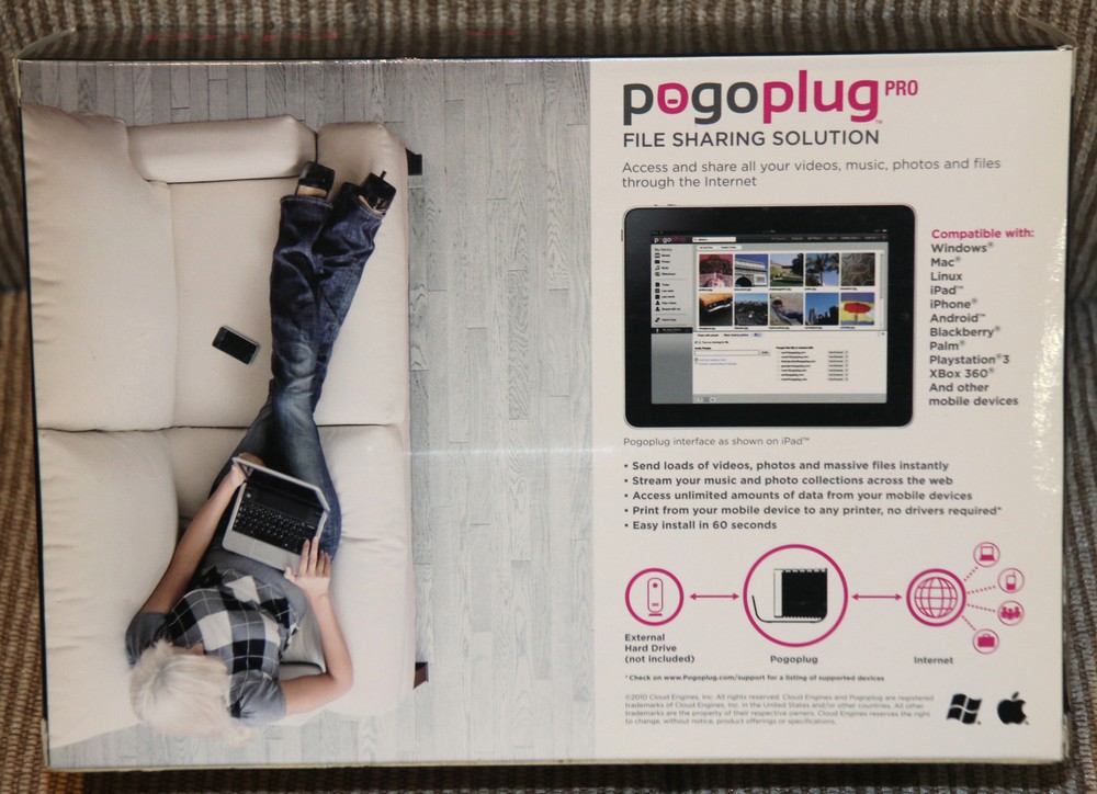 Pogoplug Pro Personal Cloud Device File Sharing Solution Brand New in Box
