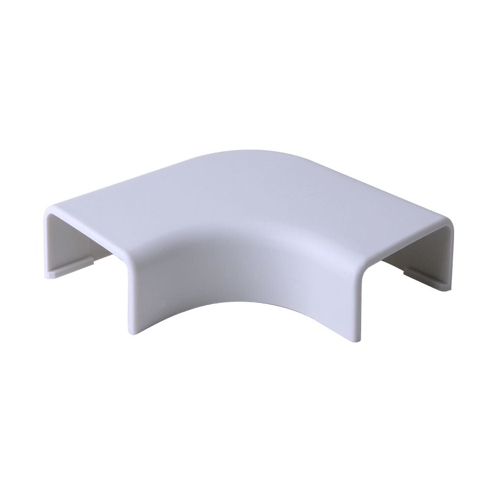 Construct Pro RIGHT ANGLE Raceway Adapters (5-Pack, 1.38”, White)