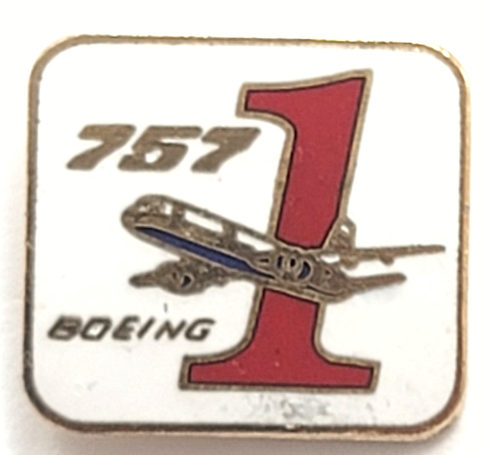 Boeing 757 Aircraft Program Milestone Aviation Airplane Model Pin
