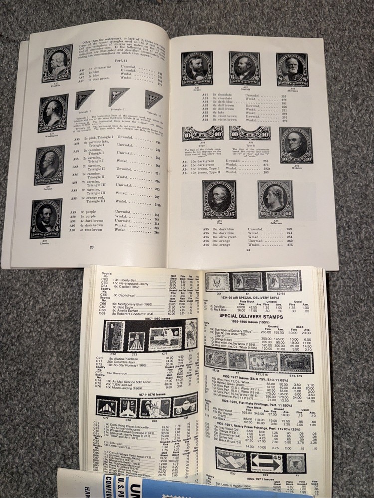 SCOTT And Two Hamernick U.S Postage Price Lists H3