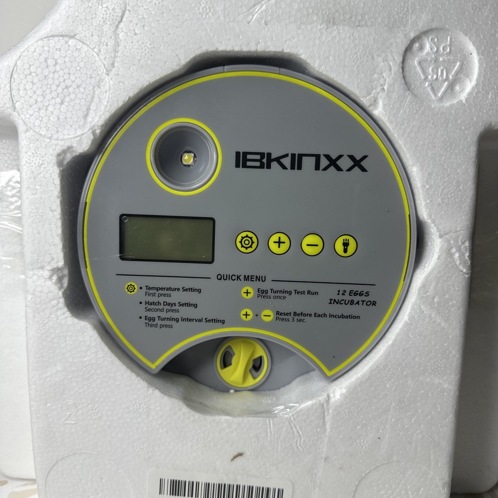 IBKINXX Incubator for Hatching Eggs-12 Egg Capacity, Automatic Egg Turner, Te...