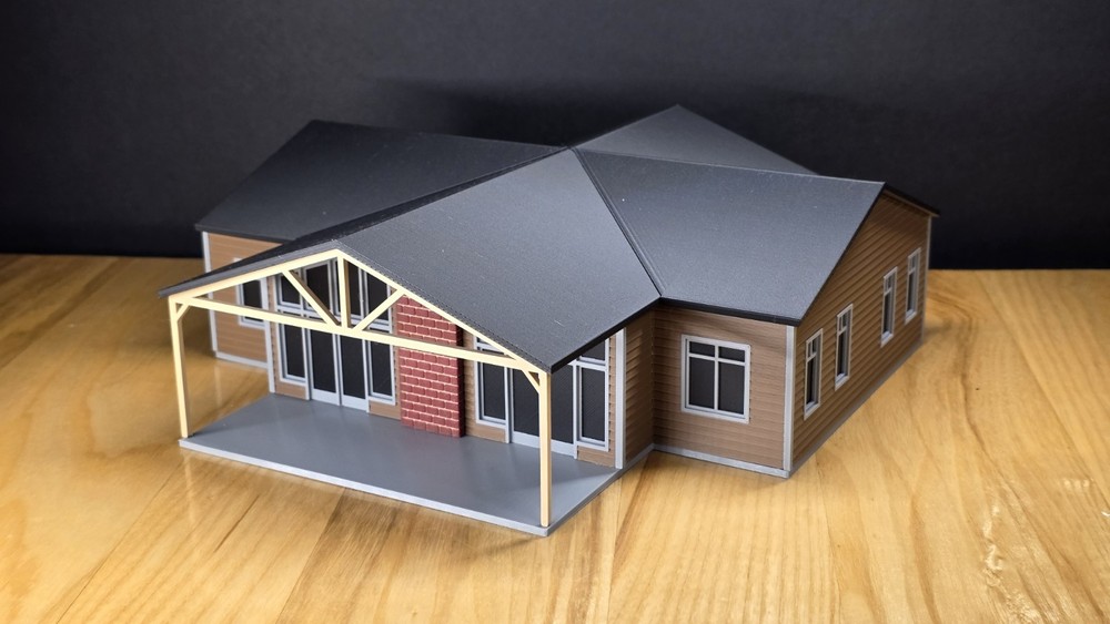 1/64 Scale House 3D Model