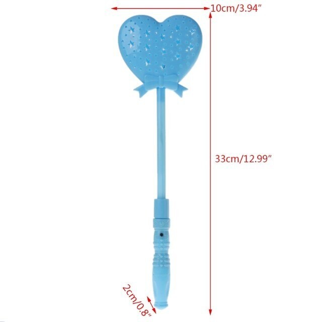 LED Heart Wands Flashing light up Magic stick Multi Color Flashing 12 pks