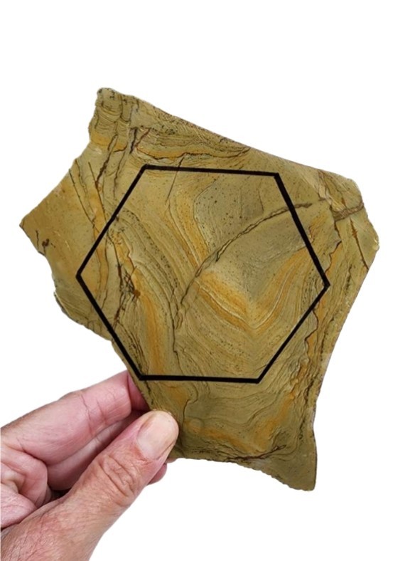 Picture Jasper Slab 180.1 grams.