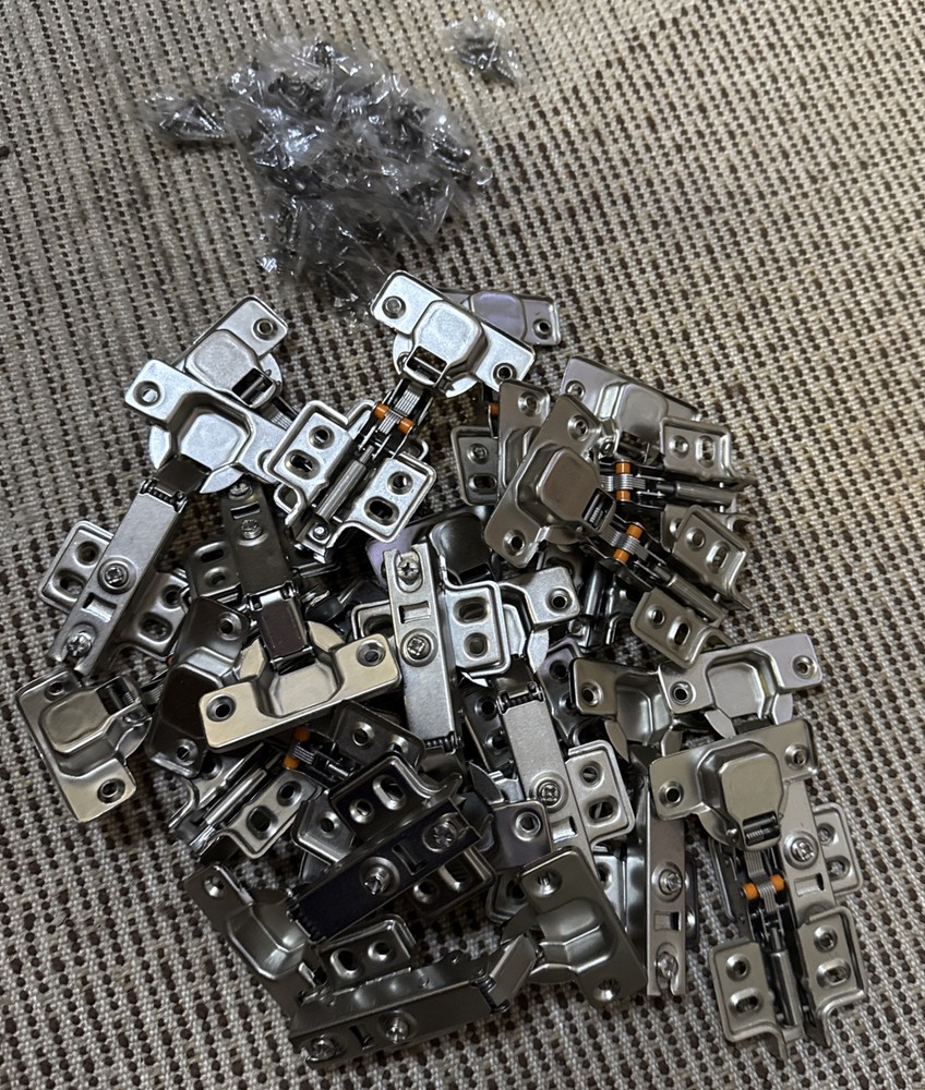 20pcs 35mm Concealed Hinge Face Frame Mounting Concealed Hinges,Kitchen Cabinet