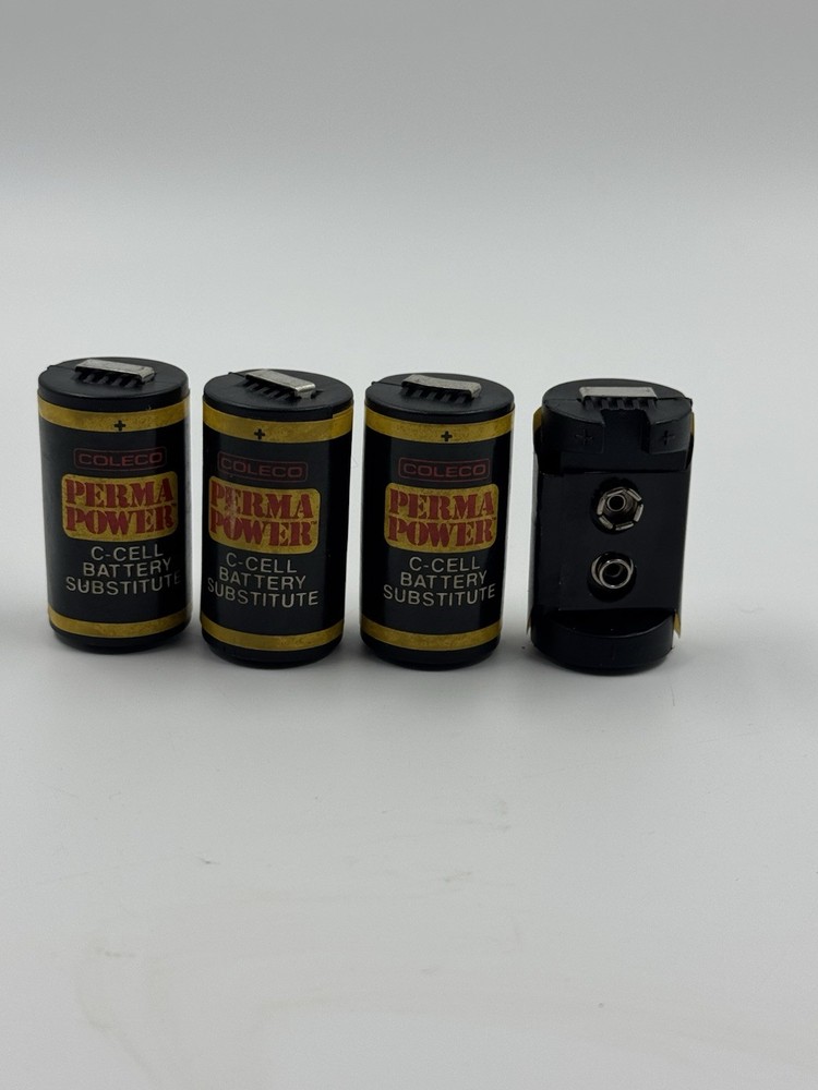 COLECO PERMA POWER / BATTERY REPLACEMENT / AC ADAPTER C CELL Untested
