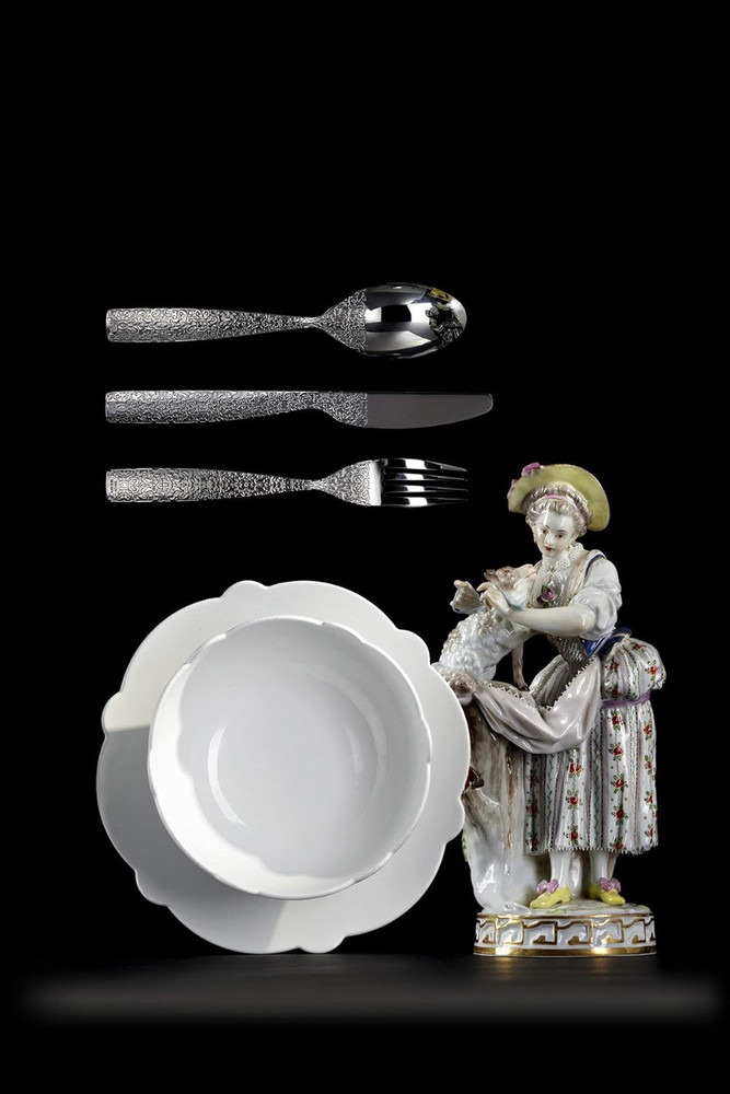 MW03S5 "Dressed" 5 Pieces Cake Server Set, Silver