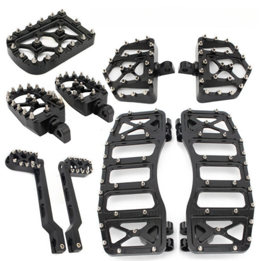 Foot Pegs Floorboards Brake Arm Shifter Levers Pegs MX Style For Harley Touring