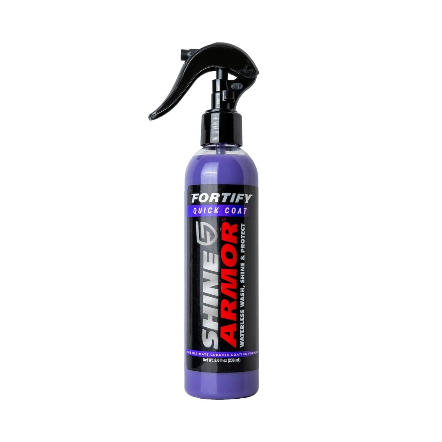 New SHINE ARMOR Ceramic Coating Fortify Quick Coat Car Wax Polish Spray - 16oz