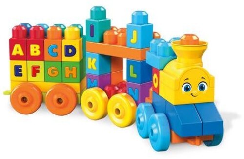 MEGA Brands - Build Basics ABC Learning Train [New Toy] Train , Toy, Brick