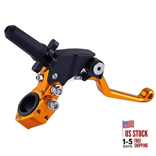 Universal Motorcycle Clutch Brake Handle CNC Compatible with Orange