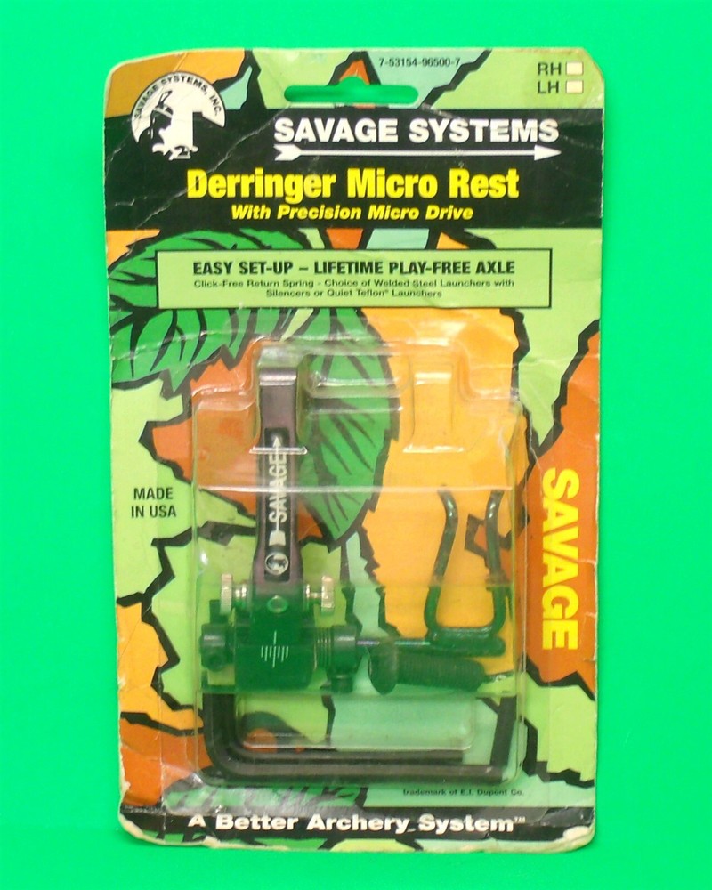 New Savage Systems Derringer Micro Rest with Precision Micro Drive - LH