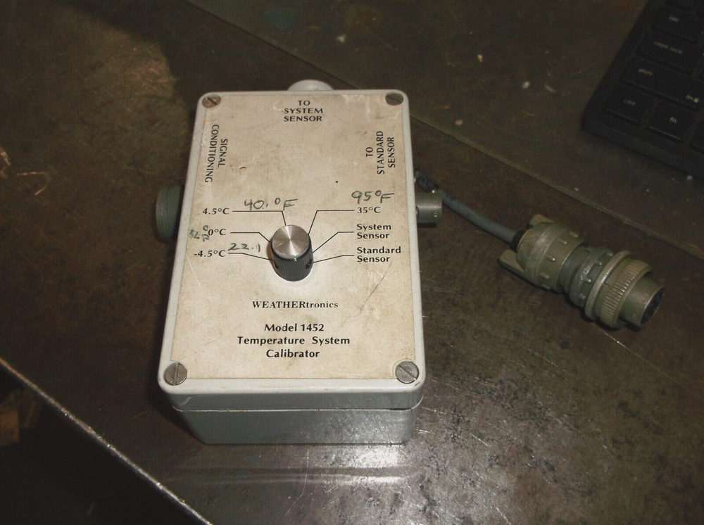 WEATHERTRONICS 1452 TEMPERATURE SYSTEM CALIBRATOR (WL19-1)