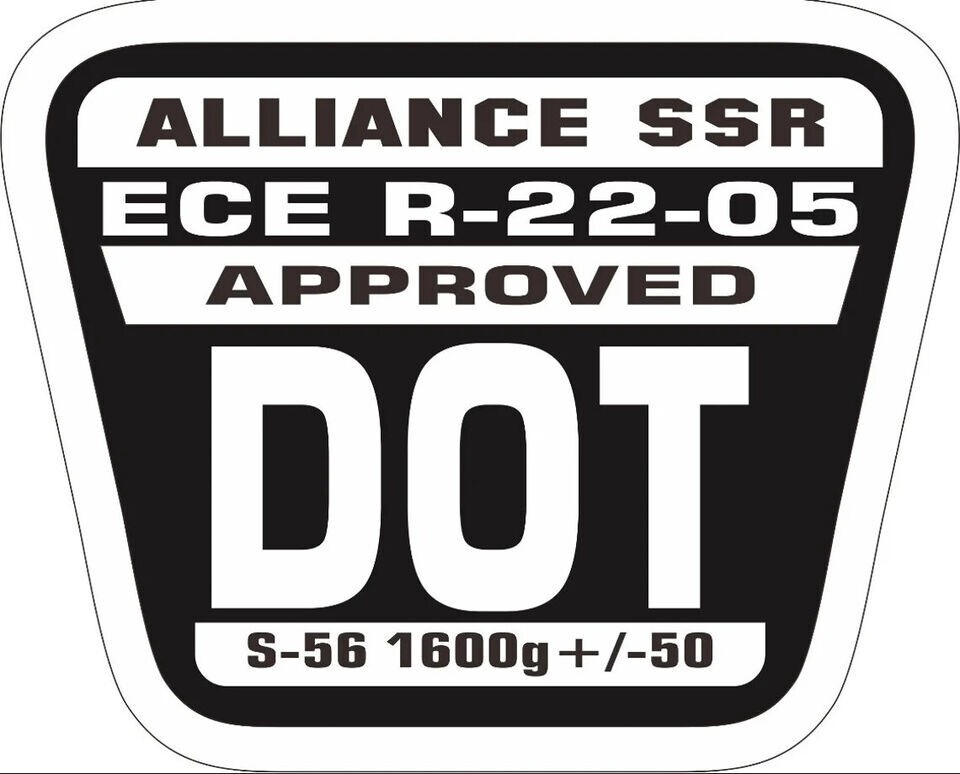 THE PREDATOR MOTORCYLE HELMET BLACK GLOSS (DOT & ECE CERTIFIED)