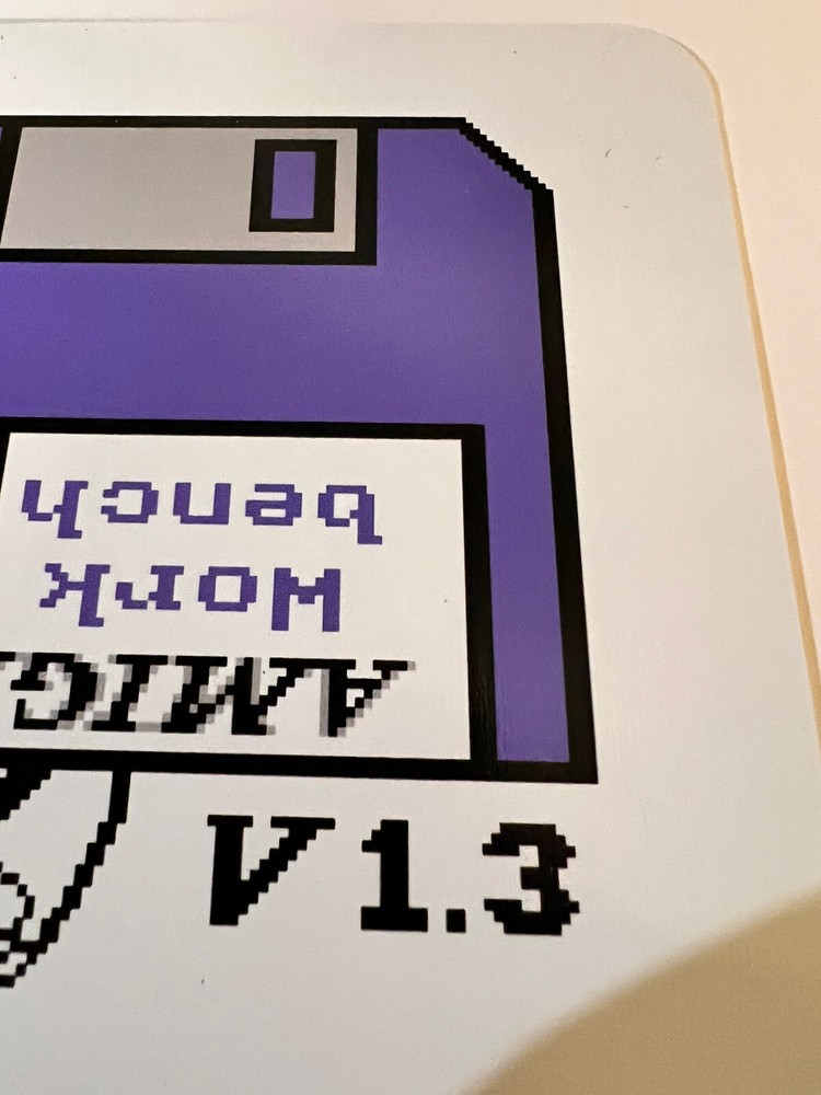 Commodore Amiga Aluminum Kickstart Sign