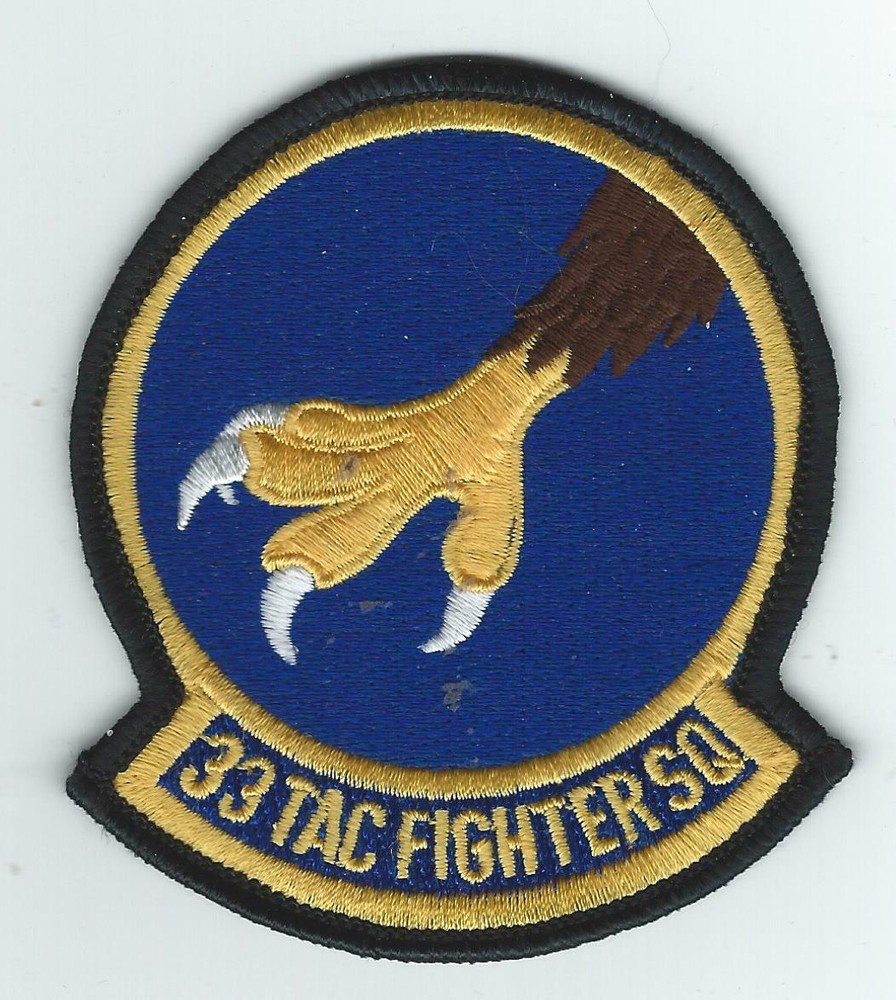 33rd TACTICAL FIGHTER SQUADRON  patch