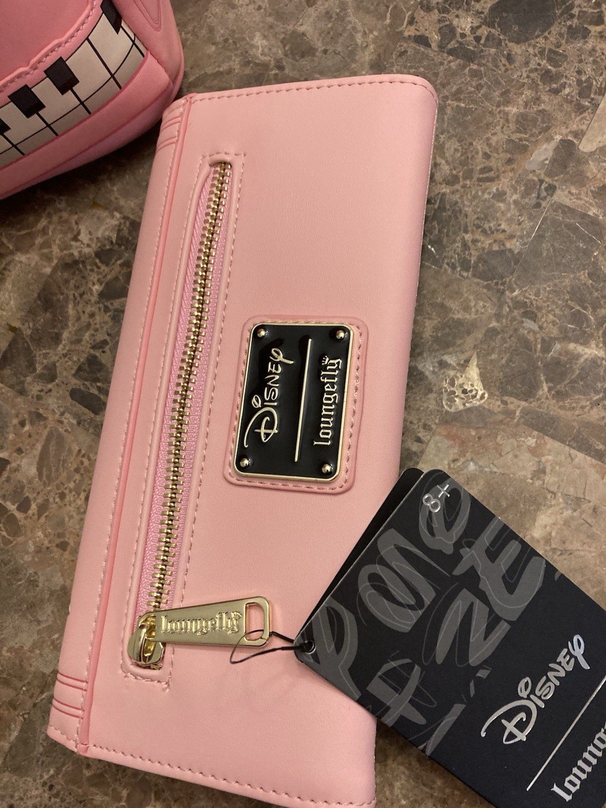 Loungefly Disney Mini Backpack The Aristocats Piano Kitties Pink With Wallet