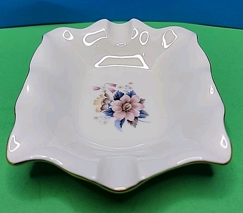 Floral Pattern Ashtray By Pickard - 5"