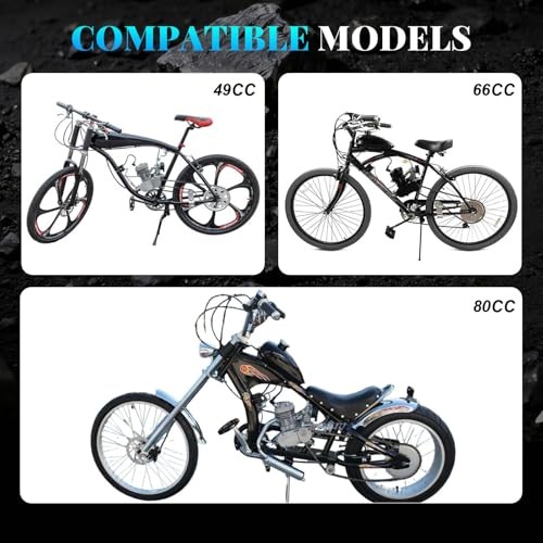 Silver Spring loaded chain tensioner for 49cc 50cc 66cc 80cc Engine Motorized