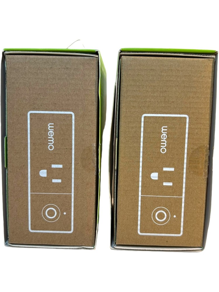 Wemo Mini WiFi Smart Plug Enabled Alexa Google Assistant Lot 2