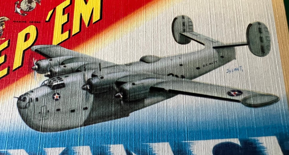 CONSOLIDATED PB2Y-2 CORONADO 1943 POST CARD GROUPING