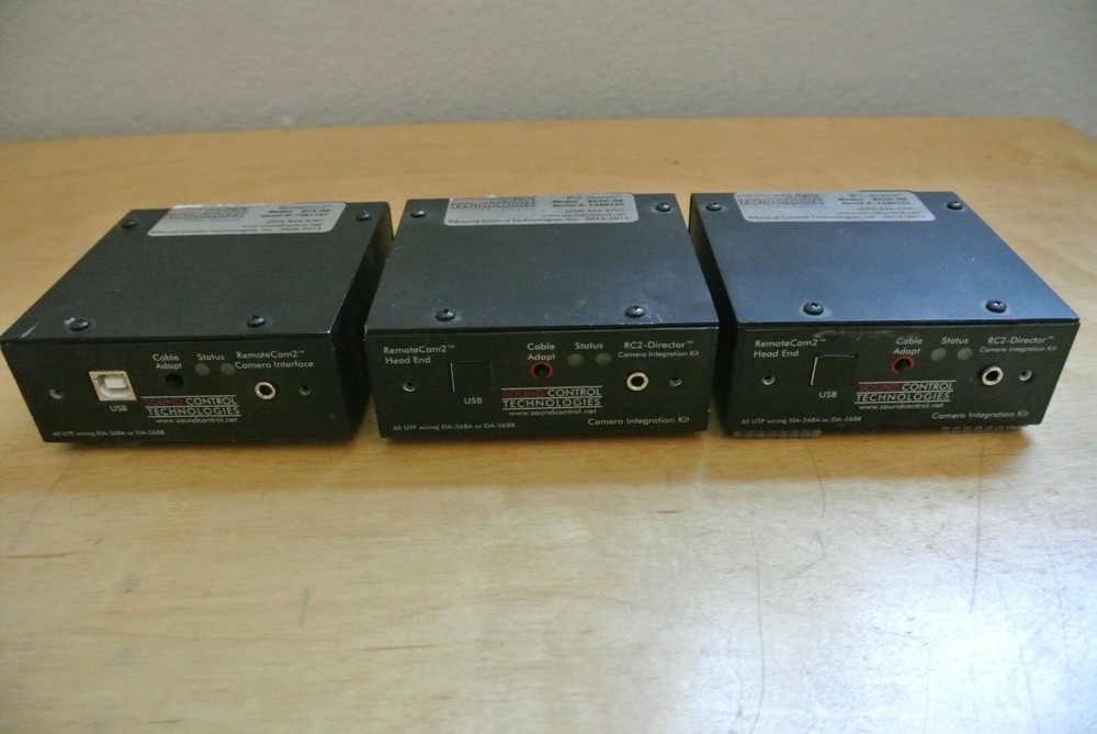LOT 3 SOUND CONTROL TECHNOLOGIES CAMERA MODULES (2)RC2D-HE DIRECTOR (1) RC2 CAM2