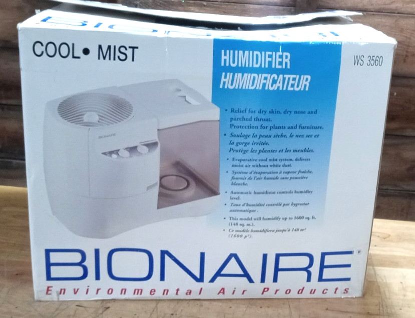 Bionaire Cool Mist Humidifier Model WS 3560