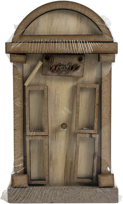 Foundations Decor Interchangeable "O" Wood Shape Doorway