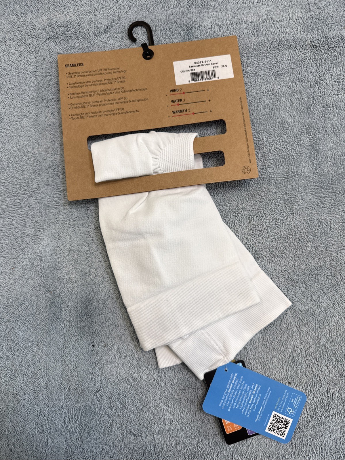 Specialized Seamless UV Arm Covers - White -Size XS/S