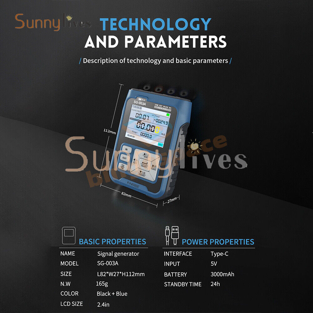 SG-003A/SG-004A Current Voltage Simulator LCD Multifunctional Signal Generator