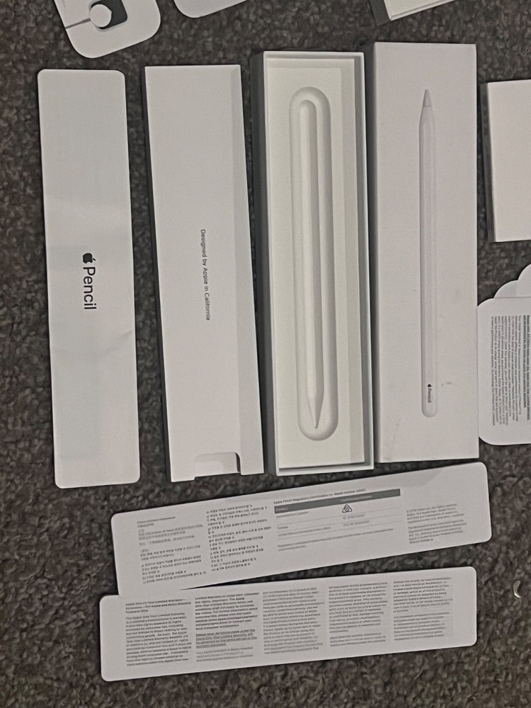 Apple watch, pencil, & airtag empty boxes