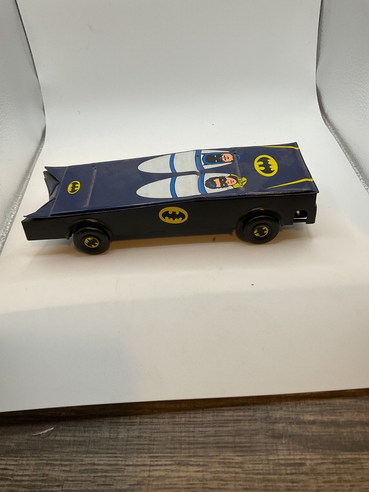 Batman & Robin Pencil Case Batmobile Pencil Sharpener Vintage