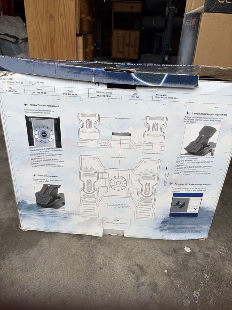 Saitek Pro Flight Yoke System & Rudder Pedals for Flight Simulation