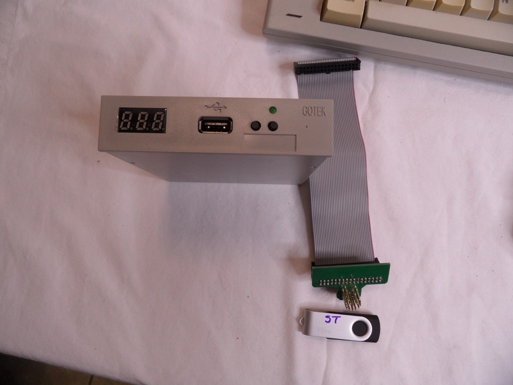 Atari 520ST STM Computer w/ Gotek and Power Supply - Tested & Working!