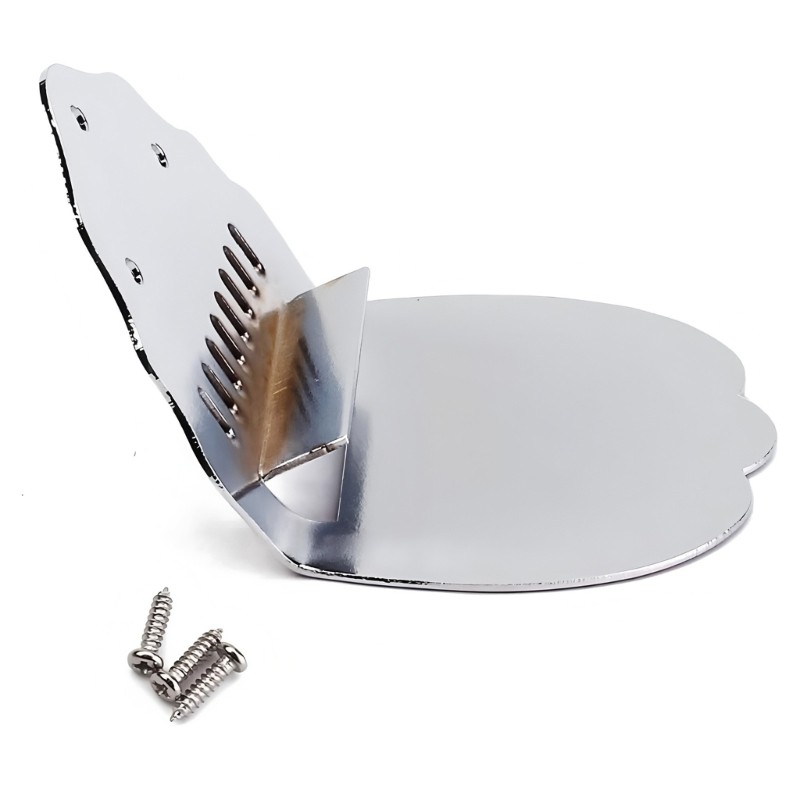 Ornamented Mandolin Tailpiece Metal Structure Optimizes Resonance 8 String