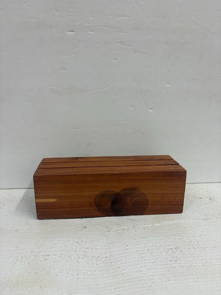 Cherry Wood Candle Holder