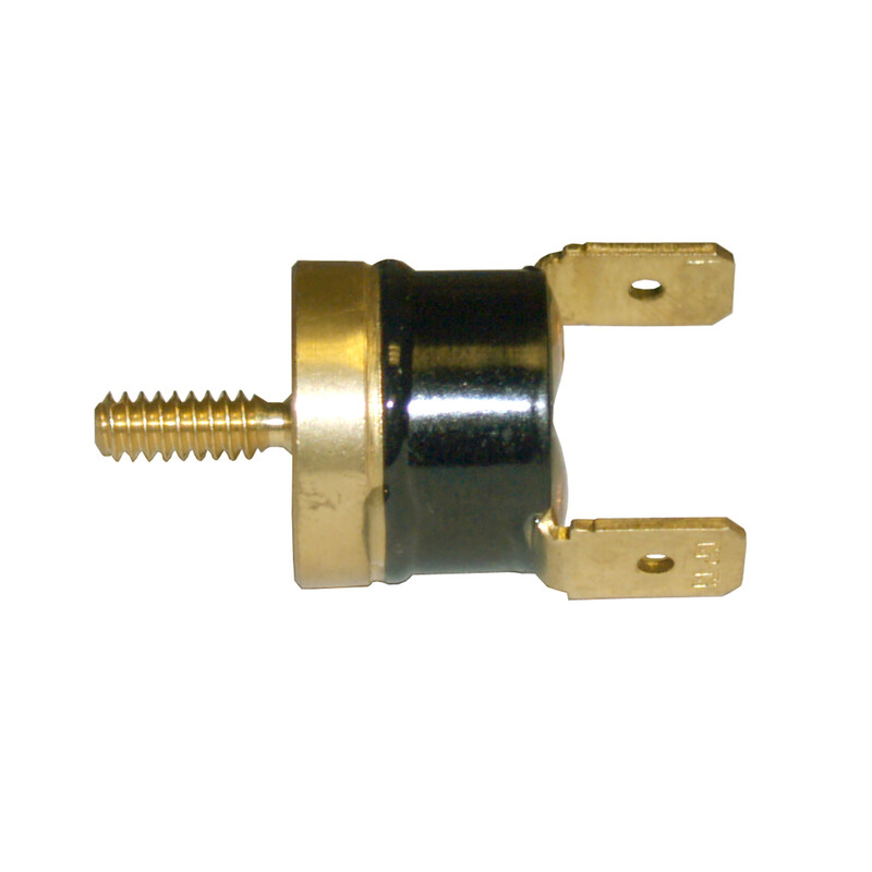 Derale Coolant Temperature Sensor 16728; Replacement, 6-32 Thread-in, 180 deg