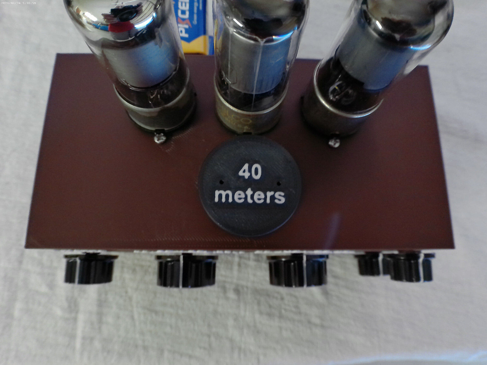 SCHEMATIC ONLY British Mark XV Spy Radio 1943 (AM Band to 13.5 MHZ)