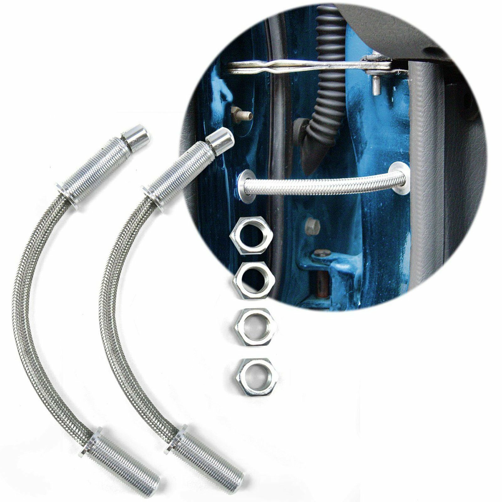 12 Inch Stainless Steel Door Loom (1 Pair) Keep It Clean Hot Rat Muscle Car