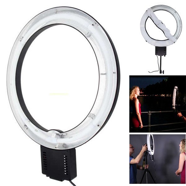 Dimmable Continuous Lighting Fluorescent Studio Photo Ring Light Lamp 65W Hot
