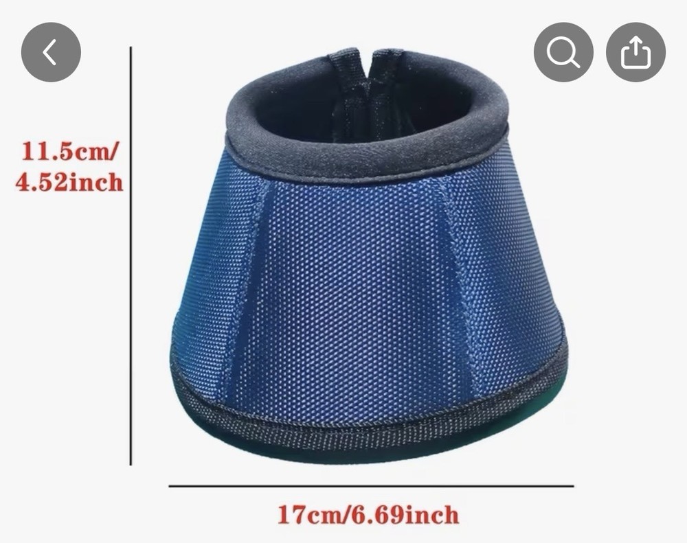 Med Horse Bell Boots
