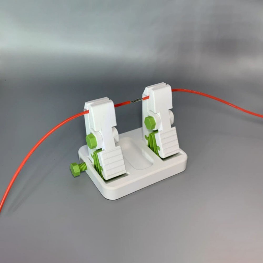 Compact Wire Mounting Bracket for Soldering Projects in Tight Workspaces